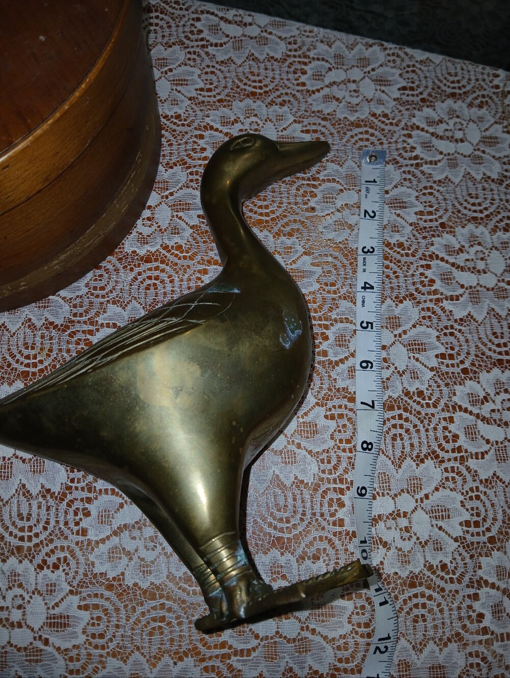 Vintage Brass Duck Decoy Figurine - Picture 8 of 10